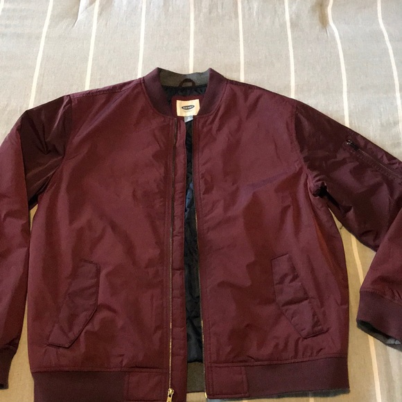old navy maroon jacket